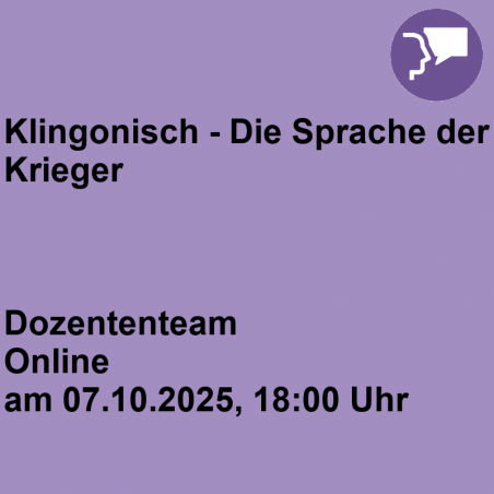 Klingonisch - Die Sprache der Krieger