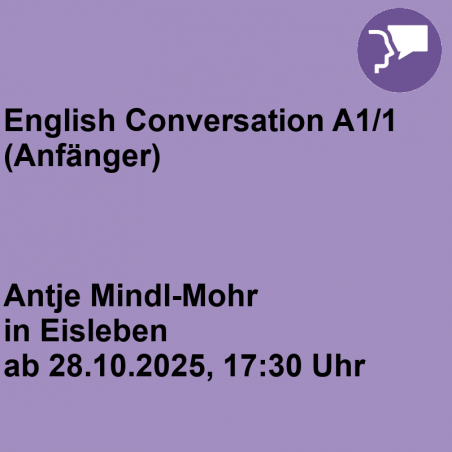 English Conversation A1/1 (Anfänger)
