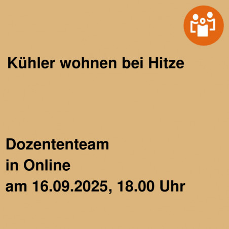 Kühler wohnen bei Hitze