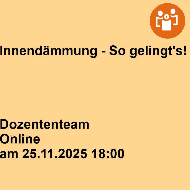Innendämmung - So gelingt's! Innendämmung - So gelingt's!