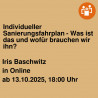 Individueller Sanierungsfahrplan - Was ist das und wofür brauchen wir ihn?