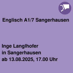 Englisch A1/7 Sangerhausen