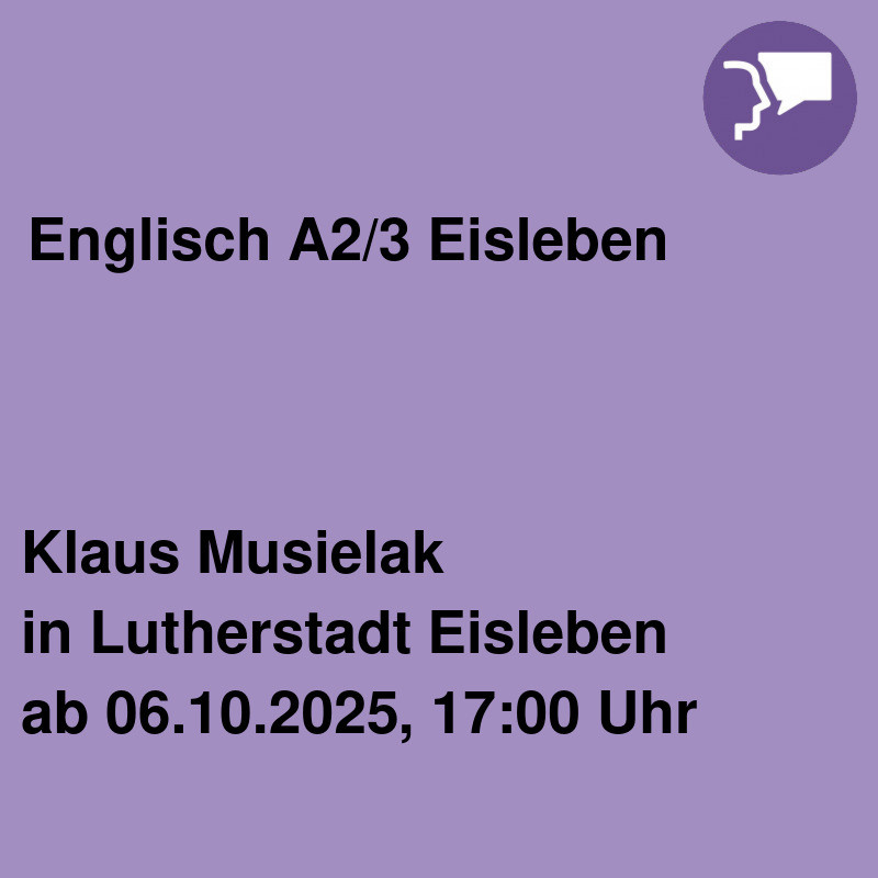 Englisch A2/3 Eisleben Englisch A2/3 Eisleben