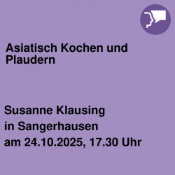 Asiatisch Kochen und Plaudern
