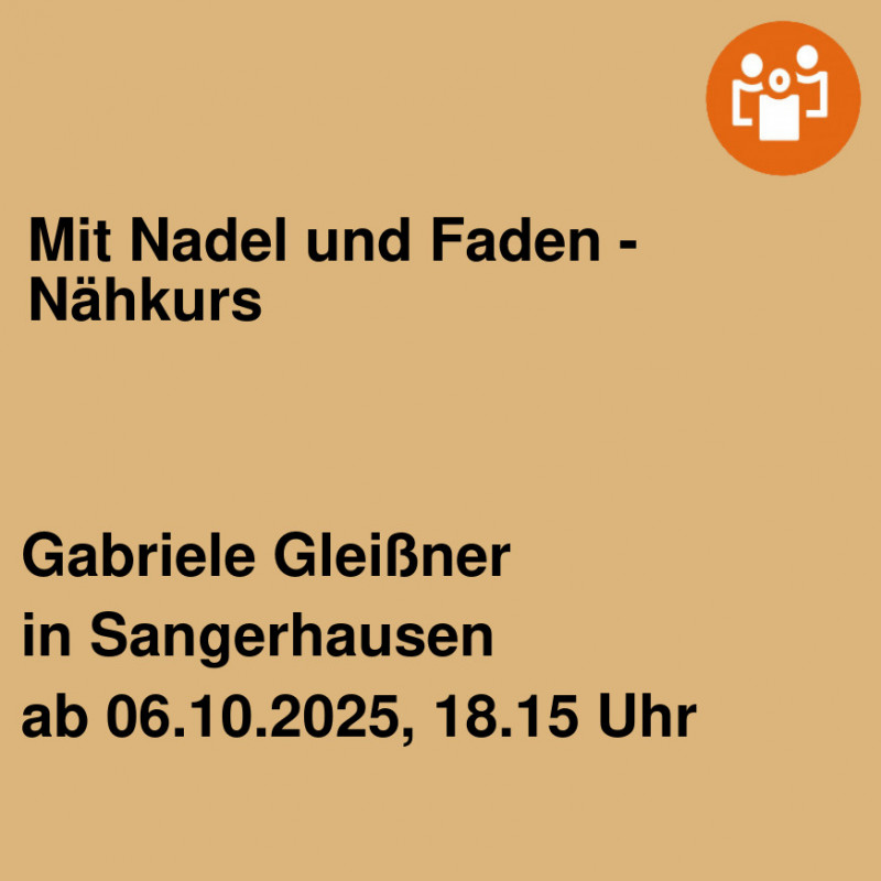 Mit Nadel und Faden - Nähkurs Mit Nadel und Faden - Nähkurs
