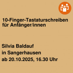 10-Finger-Tastaturschreiben für Anfänger/innen