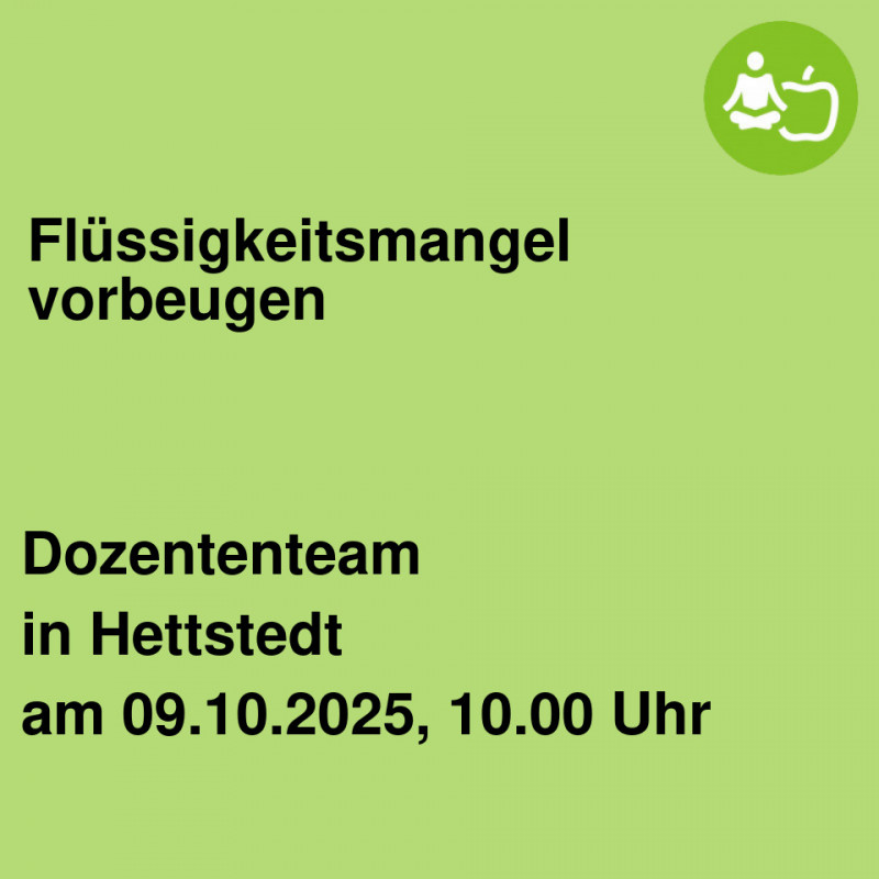Flüssigkeitsmangel vorbeugen Flüssigkeitsmangel vorbeugen