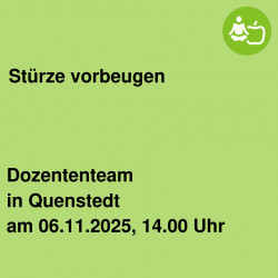 Stürze vorbeugen