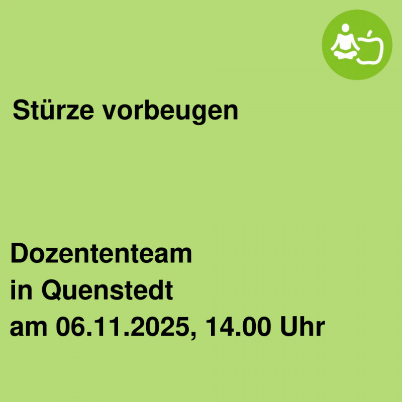 Stürze vorbeugen Stürze vorbeugen