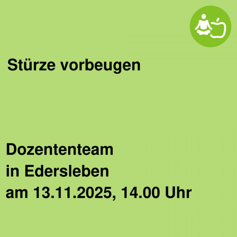 Stürze vorbeugen Stürze vorbeugen