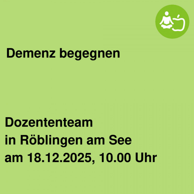 Demenz begegnen Demenz begegnen