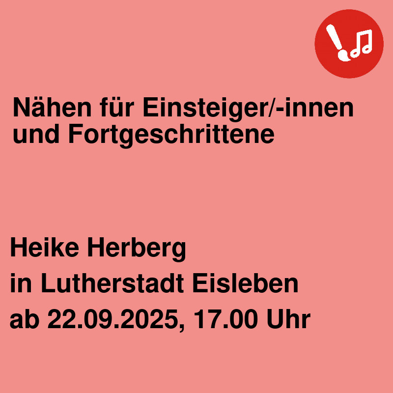 Nähen für Einsteiger/-innen und Fortgeschrittene Nähen für Einsteiger/-innen und Fortgeschrittene