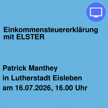 Einkommensteuererklärung mit ELSTER