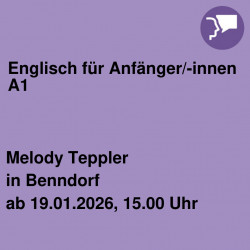Englisch für Anfänger/-innen A1
