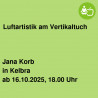 Luftartistik am Vertikaltuch