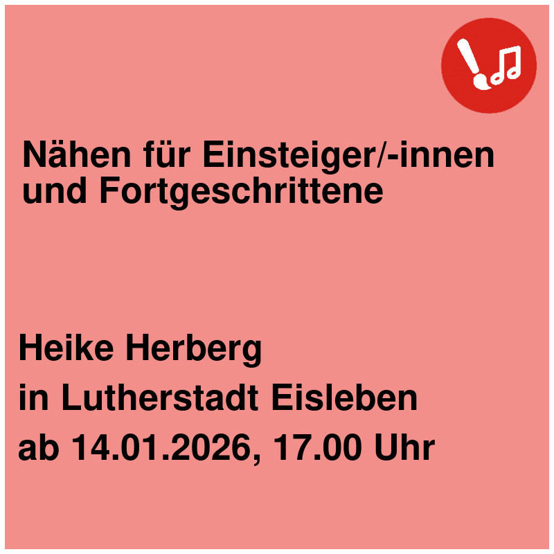 Nähen für Einsteiger/-innen und Fortgeschrittene