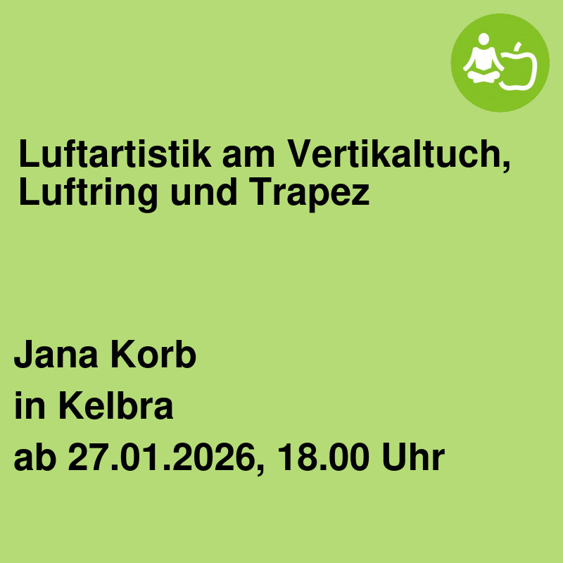 Luftartistik am Vertikaltuch, Luftring und Trapez