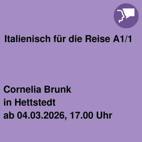 Italienisch für die Reise A1/1