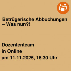 Betrügerische Abbuchungen – Was nun?!