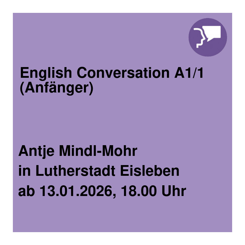 English Conversation A1/1 (Anfänger)