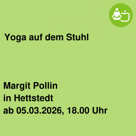 Yoga auf dem Stuhl