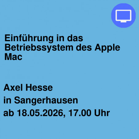 Einführung in das Betriebssystem des Apple Mac
