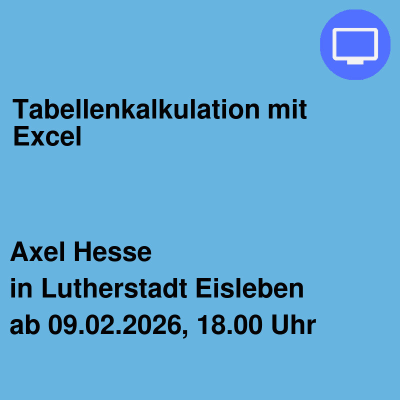 Tabellenkalkulation mit Excel