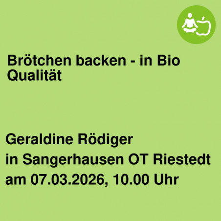 Brötchen backen - in Bio Qualität
