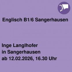 Englisch B1/6 Sangerhausen