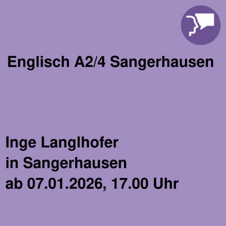 Englisch A2/4 Sangerhausen