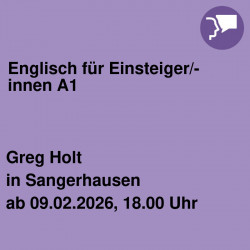 Englisch für Einsteiger/-innen A1
