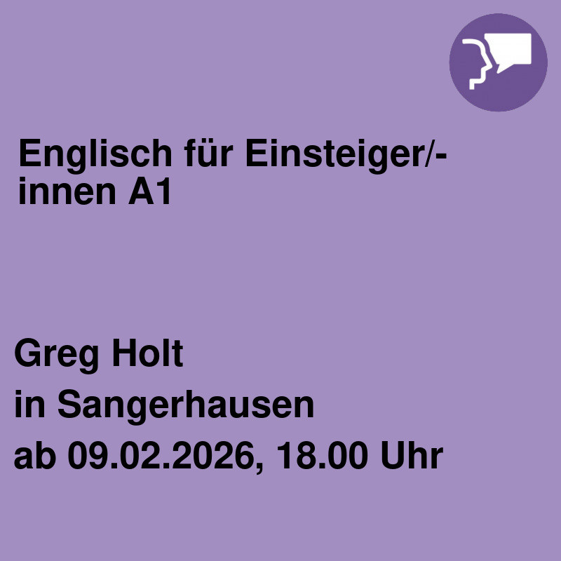 Englisch für Einsteiger/-innen A1