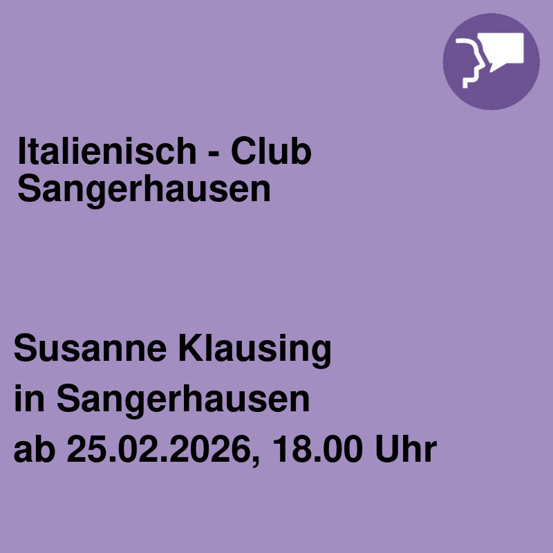 Italienisch - Club Sangerhausen