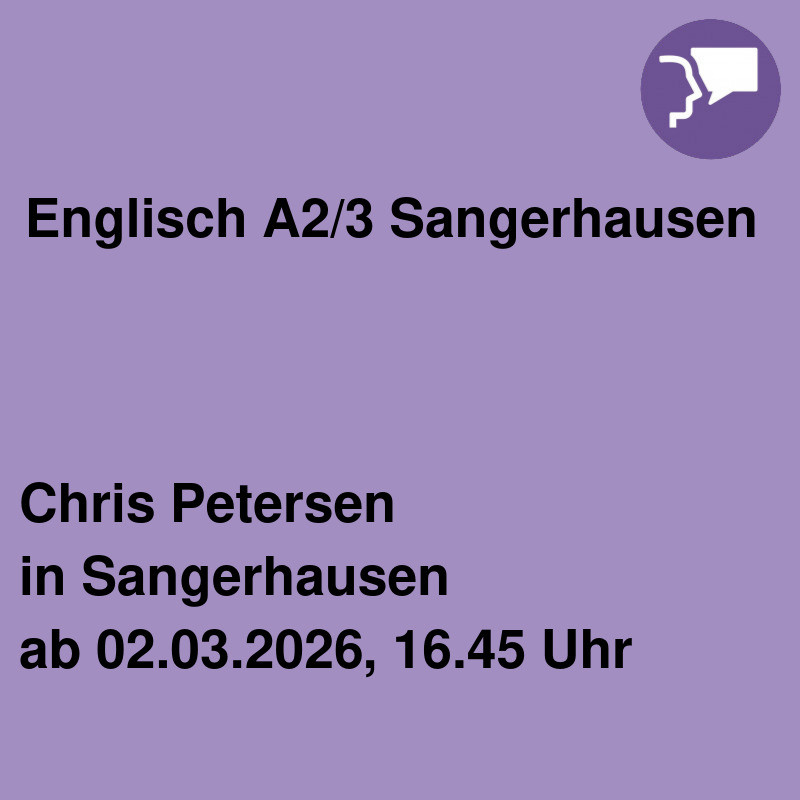 Englisch A2/3 Sangerhausen