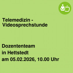 Telemedizin - Videosprechstunde