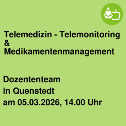 Telemedizin - Telemonitoring & Medikamentenmanagement