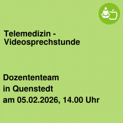 Telemedizin - Videosprechstunde