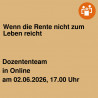 Wenn die Rente nicht zum Leben reicht