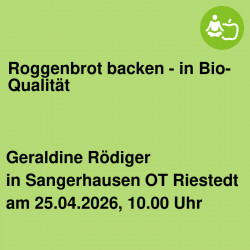 Roggenbrot backen - in Bio-Qualität