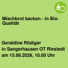 Mischbrot backen - in Bio-Qualität