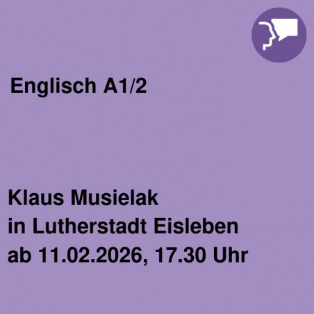 Englisch A1/2