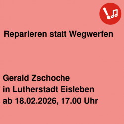Reparieren statt Wegwerfen
