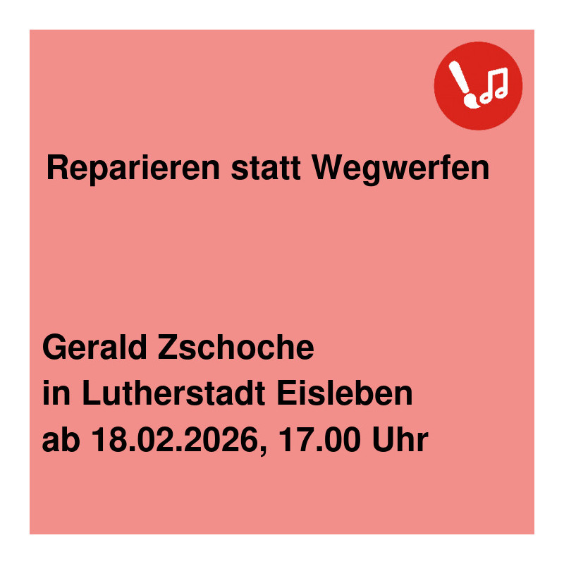 Reparieren statt Wegwerfen