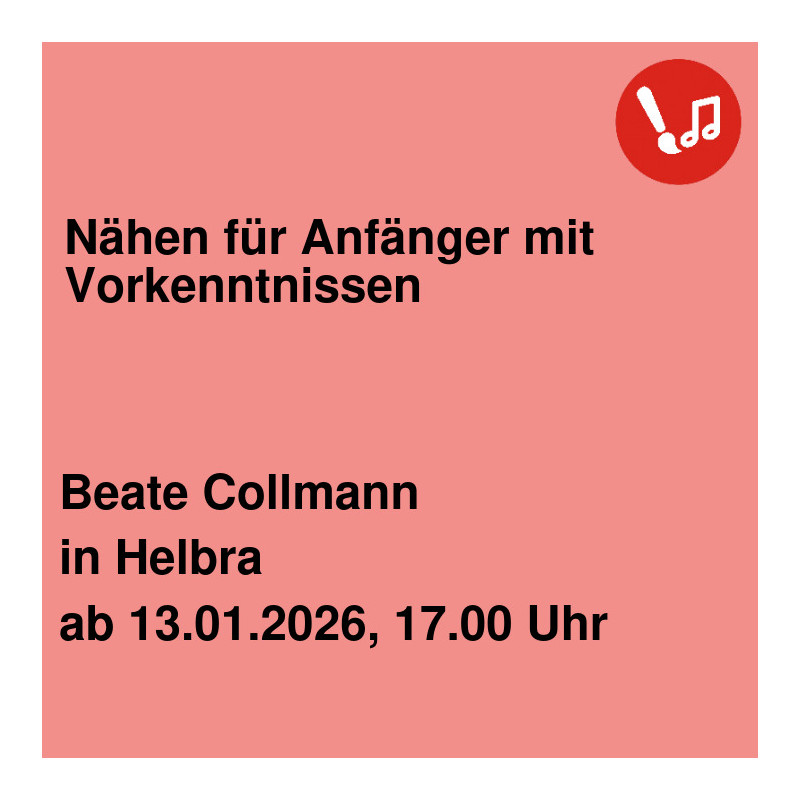 Nähen für Anfänger mit Vorkenntnissen