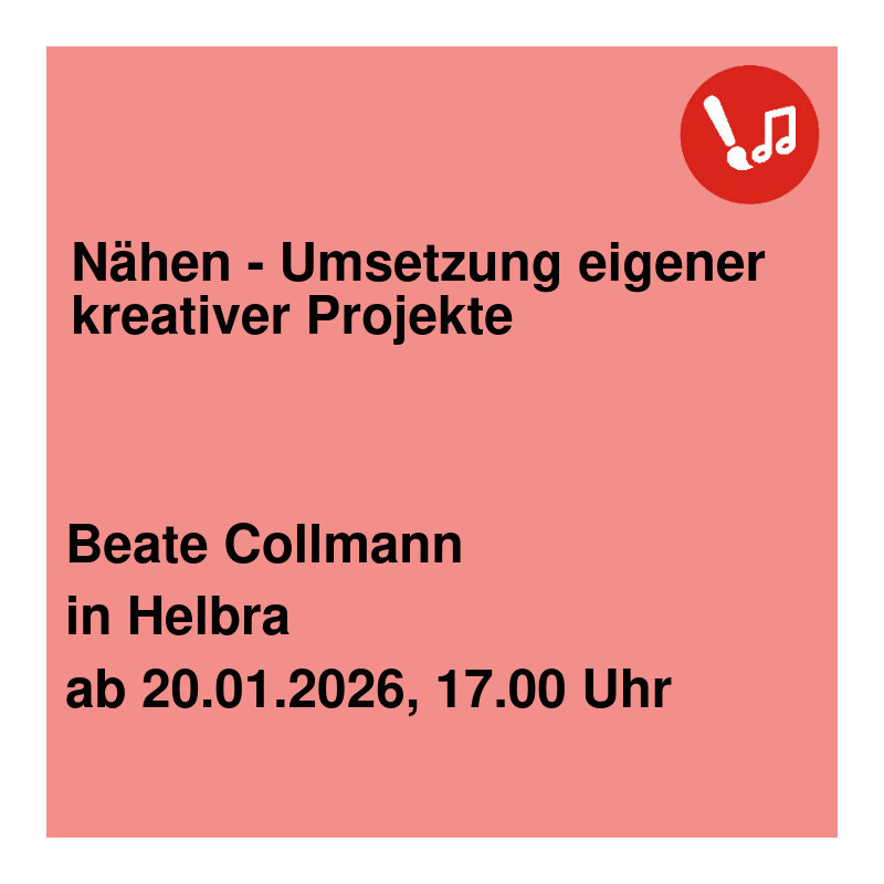 Nähen - Umsetzung eigener kreativer Projekte