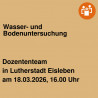 Wasser- und Bodenuntersuchung