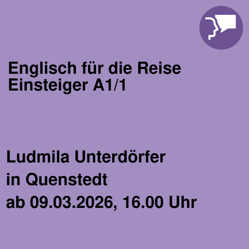 Englisch für die Reise Einsteiger A1/1
