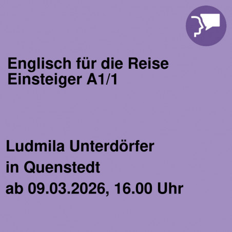 Englisch für die Reise Einsteiger A1/1