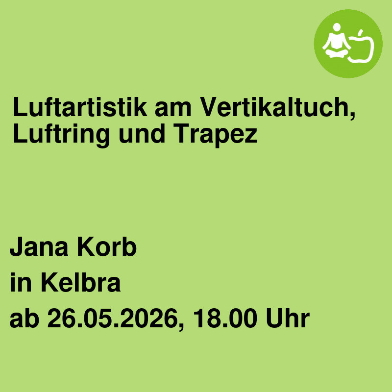 Luftartistik am Vertikaltuch, Luftring und Trapez