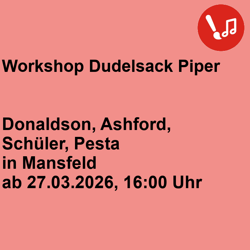 Workshop Dudelsack Piper